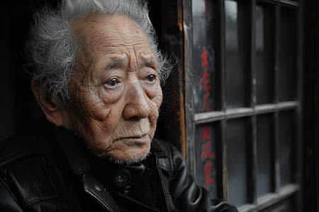 白发老翁